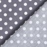 popeline di cotone Pois Polka – grigio ardesia/bianco,  thumbnail number 4