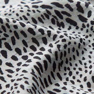 misto cotone-viscosa, piccoli puntini – grigio/nero, 