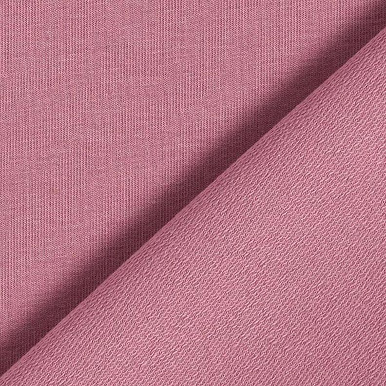 French terry leggero tinta unita – rosa antico scuro, image number 5