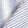 misto cotone-lino righe sottili – colore blu jeans/bianco lana,  thumbnail number 4