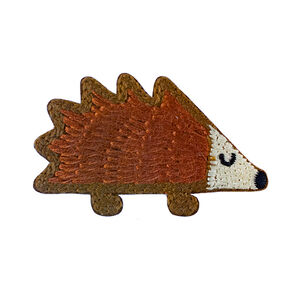 applicazione riccio [ 4 x 7 cm ] – marrone, 