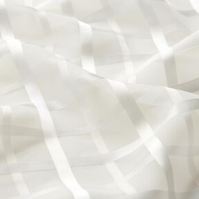 chiffon Finestra a quadretti – bianco, 