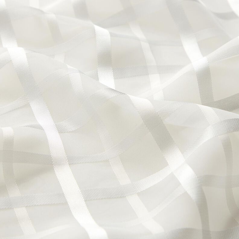 chiffon Finestra a quadretti – bianco, image number 2