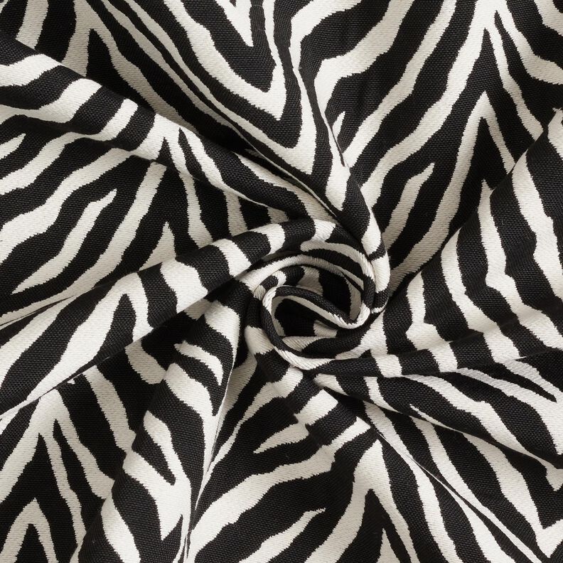 tessuto arredo Jacquard Zebra – avorio/nero,  image number 3