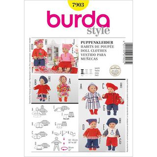 Abiti per bambole, Burda 7903, 