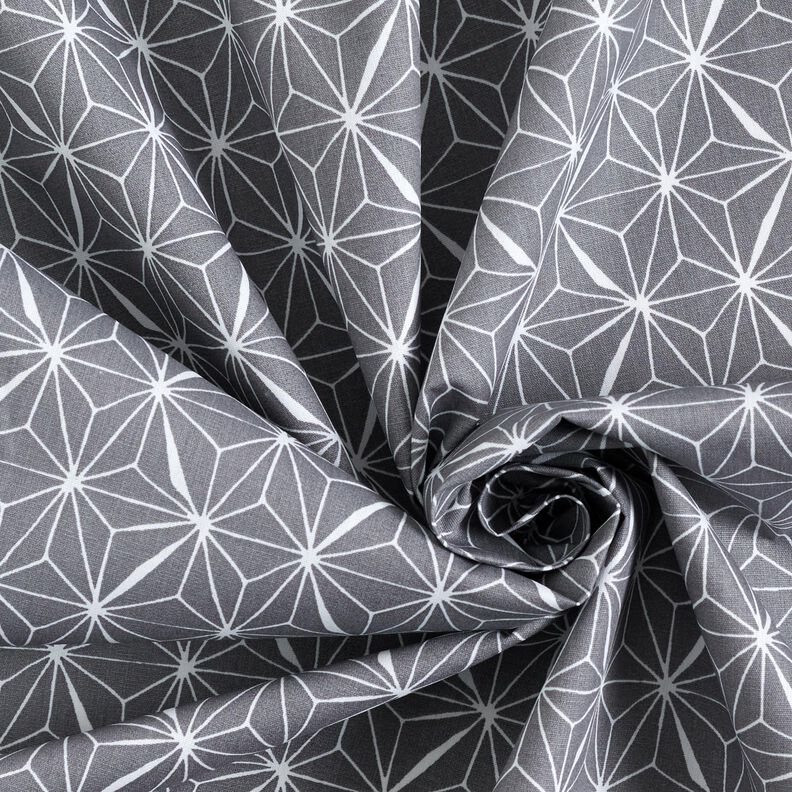 cotone rivestito Stelle grafiche – grigio/bianco,  image number 4