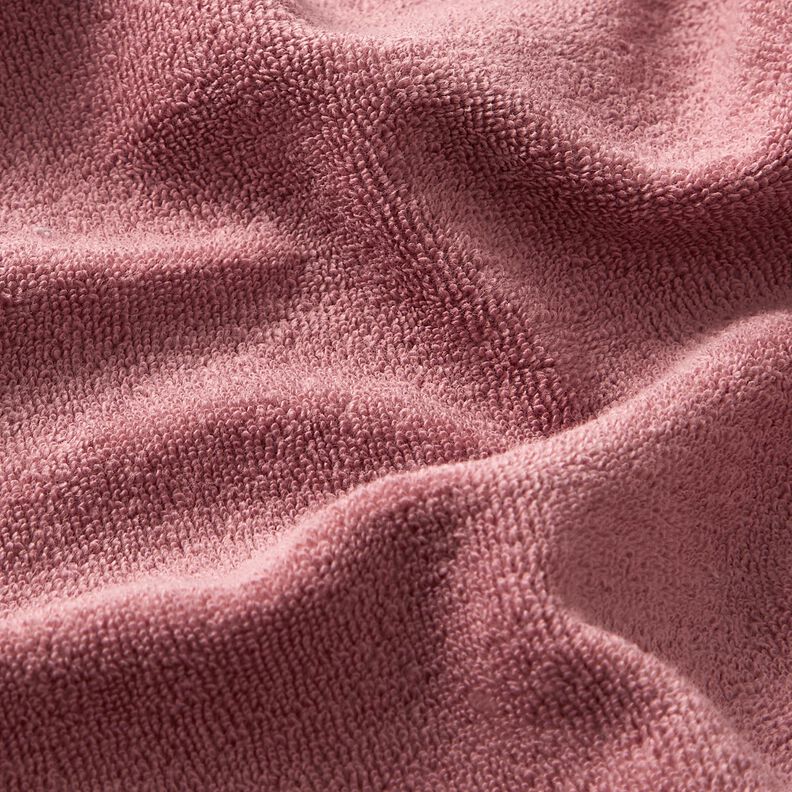 tessuto in spugna stretch tinta unita – color bacca chiaro,  image number 2