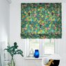 tessuto arredo mezzo panama Uccelli tropicali – verde scuro/rosso,  thumbnail number 6