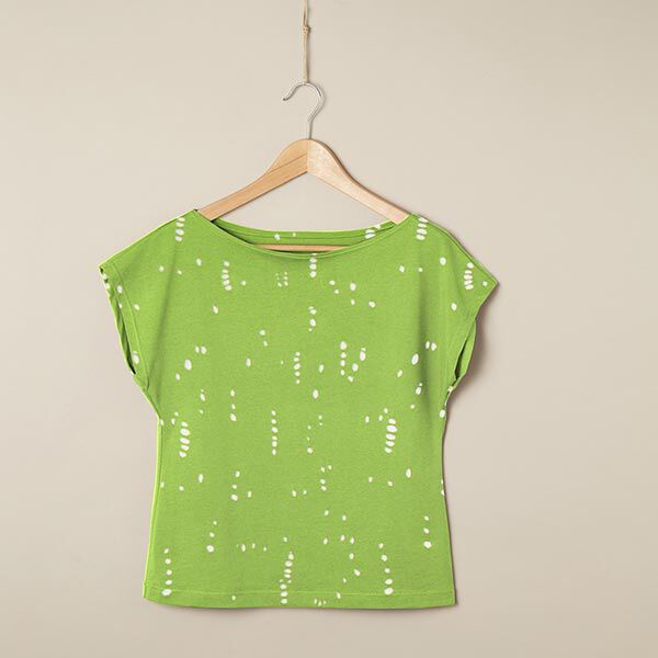 jersey di cotone, Destroyed – verde mela, image number 5