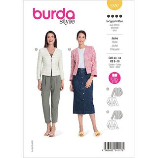 giacca  | Burda 5897 | 34-44, 