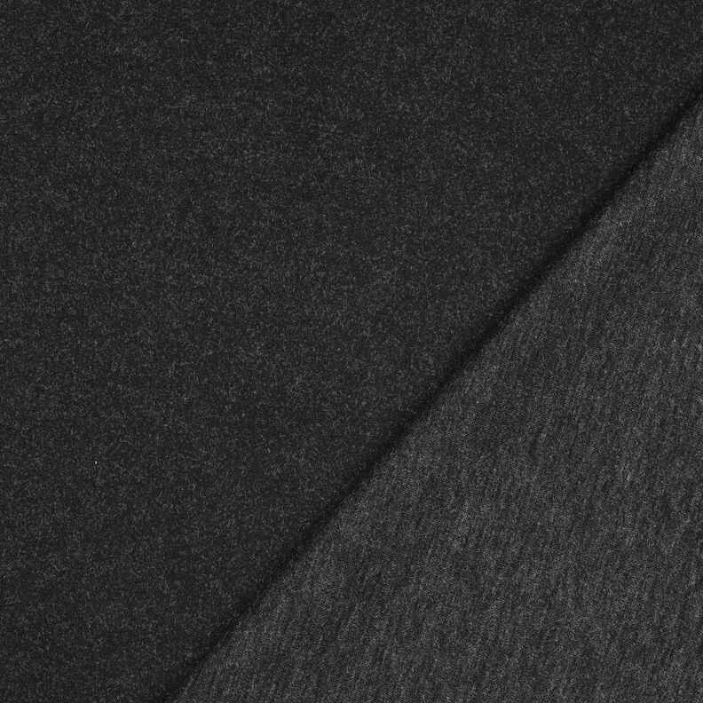 double face mélange – nero, image number 4