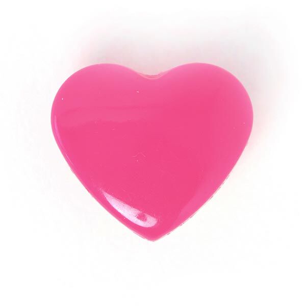 bottoni a pressione Color Snaps - cuore 5 - rosa fucsia| Prym,  image number 1