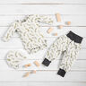 jersey di cotone Tralci di eucalipto stampa digitale  – bianco lana,  thumbnail number 6