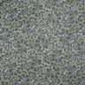 Chiffon increspato con fiori grandi – blu marino/cachi,  thumbnail number 1