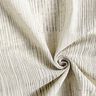 tessuto per tende a vetro misto lino Righe irregolari  – grigio/naturale,  thumbnail number 3