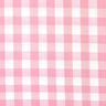 tessuto in cotone Quadro vichy 1,7 cm – rosa/bianco,  thumbnail number 1