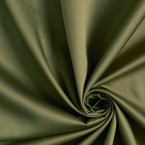 satin di cotone tinta unita – verde oliva, 