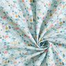 popeline di cotone bio Mondo delle palme – azzurro baby/menta chiaro,  thumbnail number 3