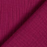 mussolina / tessuto doppio increspato – rosso Bordeaux,  thumbnail number 4