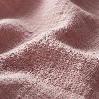 tessuto in cotone effetto lino – rosa anticato, 
