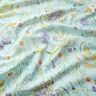 tessuto in cotone popeline Fiori selvatici – menta chiaro/lavanda,  thumbnail number 2