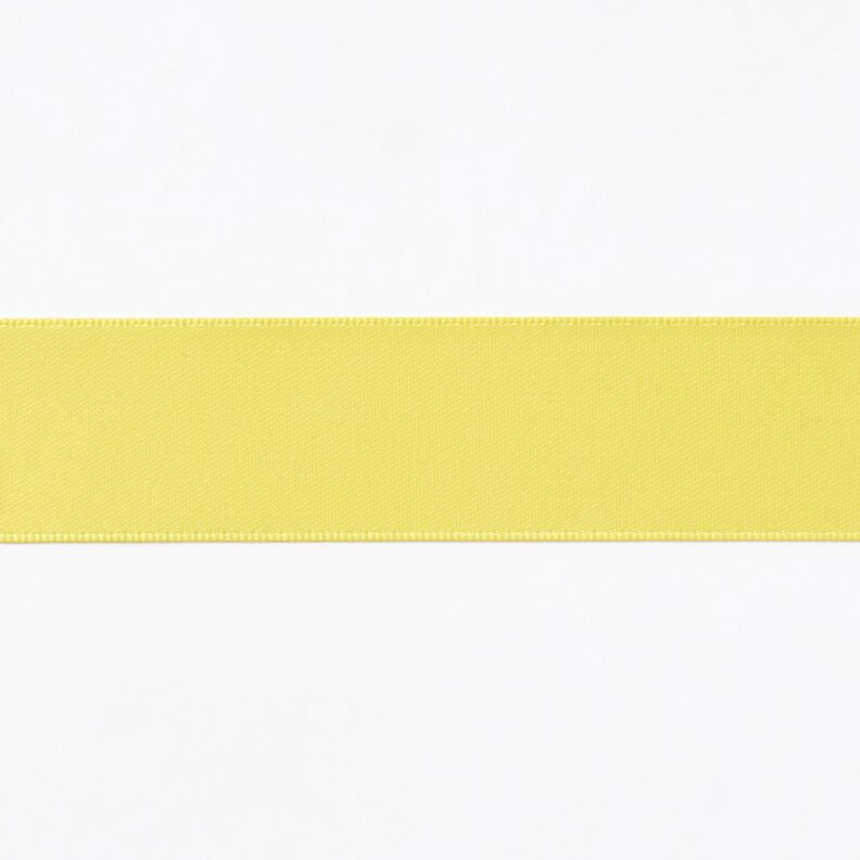 Nastro in satin [25 mm] – giallo limone,  image number 1