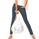 Tessuto elasticizzato con rombi jacquard – colore blu jeans,  thumbnail number 5