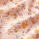 mussolina / tessuto doppio increspato romantici tralci di fiori – rosa,  thumbnail number 2