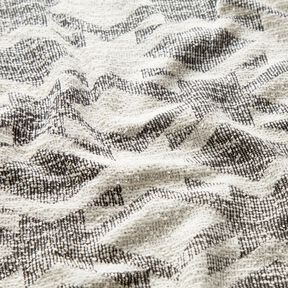 Bouclé in maglia Chevron – nero/bianco, 