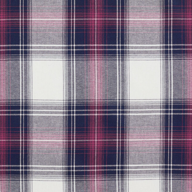 Camicia in tessuto di cotone a quadri scozzesi – rosso scuro/blu marino,  image number 1