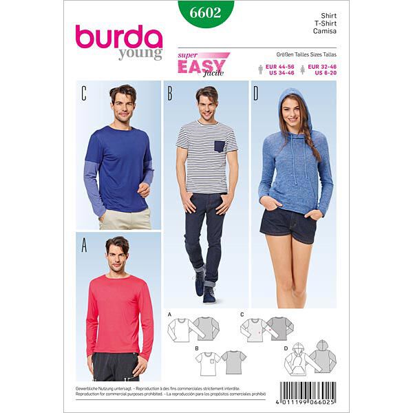 maglietta, Burda 6602,  image number 1