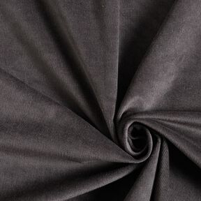 velluto a costine stretch – grigio scuro, 