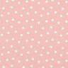 Popeline di cotone biologico con cuori sparsi – rosa anticato,  thumbnail number 1