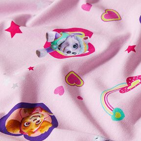 Jersey di cotone, cuori Paw Patrol – rosa, 