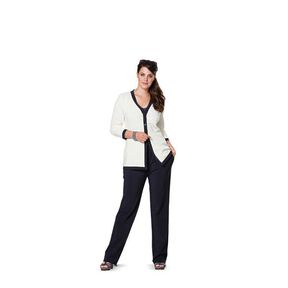 Pantalone – cinturino – coulisse, Burda 6952, 