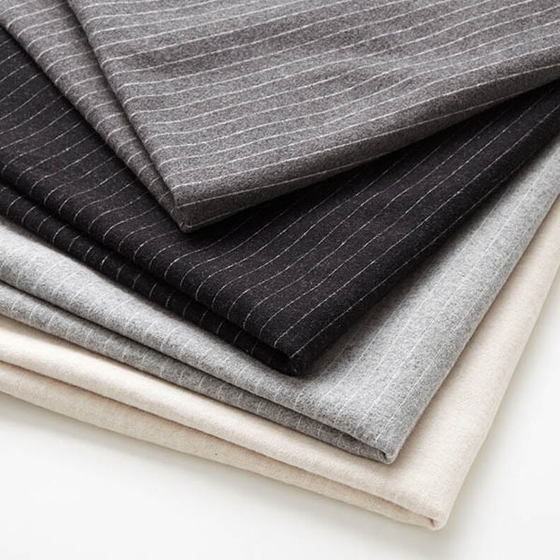 maglia jacquard garzata, gessato – grigio chiaro,  image number 8