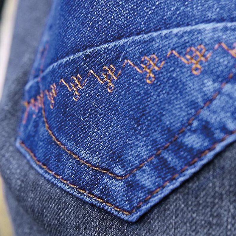 set filo da cucito Denim con 5 aghi da cucito per jeans [ 100m | 8 pezzo/i ] | Gütermann creativ –,  image number 3