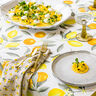 tessuto arredo mezzo panama, mini limoni – giallo/naturale,  thumbnail number 6