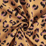 mussolina / tessuto doppio increspato Motivo leopardato – oro anticato/lillà rosso,  thumbnail number 3