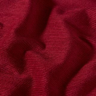 Velluto a coste Genova, elastico, prelavato – rosso Bordeaux, 