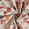 tessuto arredo mezzo panama Cani eleganti – naturale/grigio,  thumbnail number 3