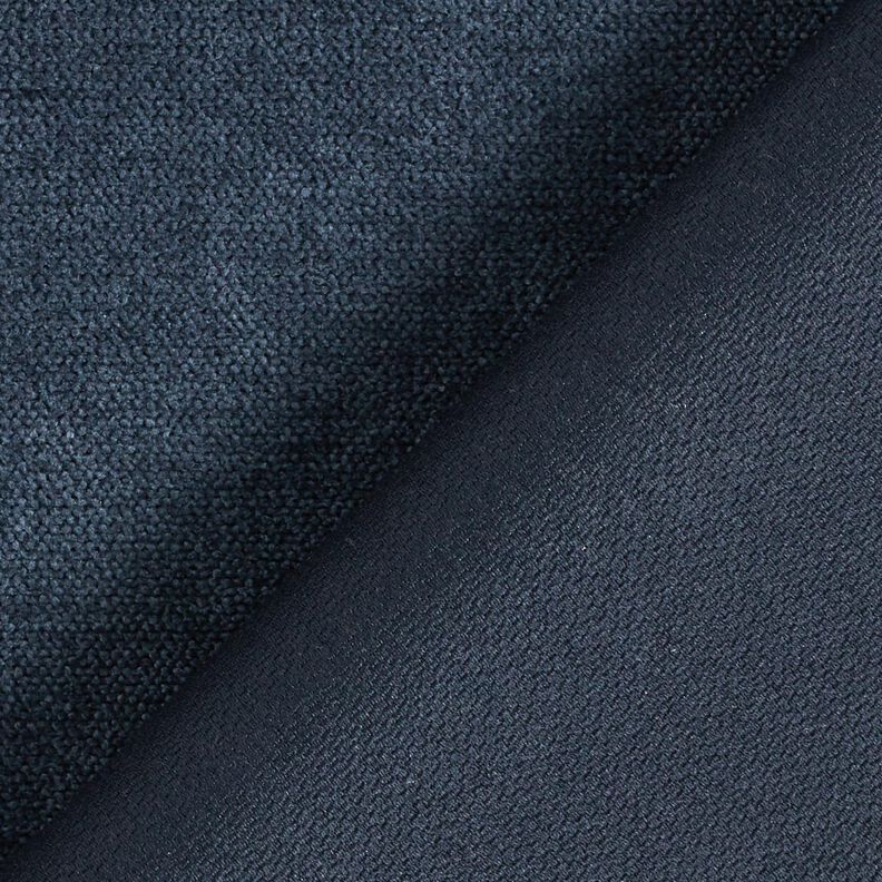 tessuto da tappezzeria Classico tinta unita – nero-azzurro,  image number 3