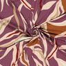 jersey di viscosa Onde astratte – melanzana/rosa antico chiaro,  thumbnail number 3