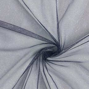 tulle glitter Royal – blu marino/argento, 