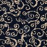 tessuto in cotone Cerchietti Batik – nero-azzurro/sabbia,  thumbnail number 1