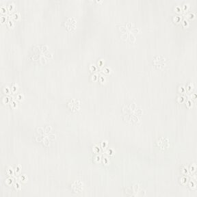 ricami a giorno Fiori con bordi smerlati – bianco, 