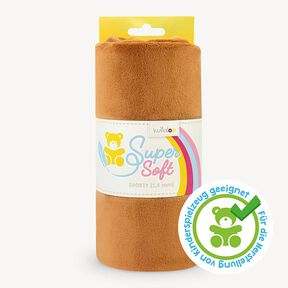 Tessuto peluche SuperSoft SHORTY [ 1 x 0,75 m | 1,5 mm ] - marrone chiaro | Kullaloo , 