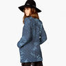 Tessuto Chambray trapuntato con ancora batik – colore blu jeans,  thumbnail number 7