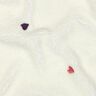 tessuto peluche Cuori ricamati | Poppy Fabrics – avorio/rosé,  thumbnail number 2