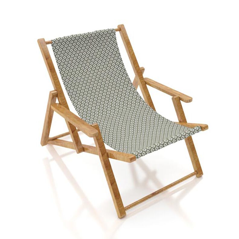 Tessuto jacquard da esterni losanghe – verde oliva,  image number 9